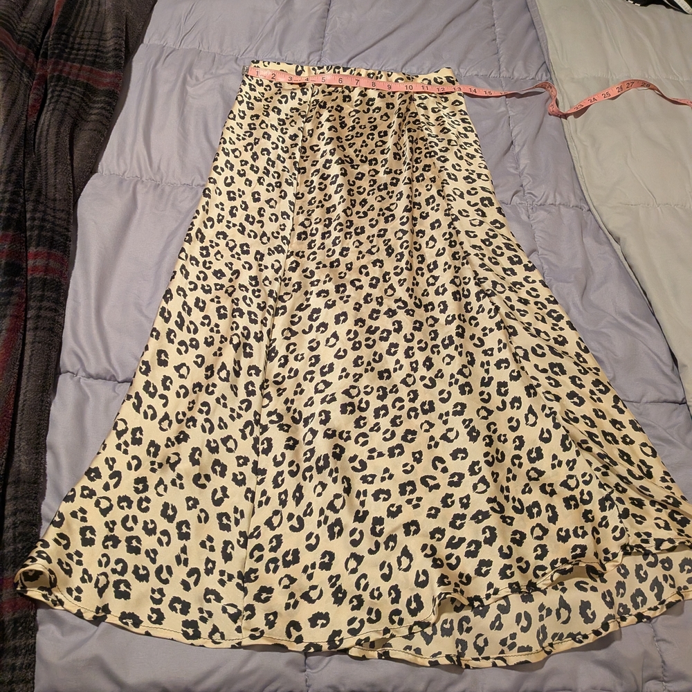 Leopard Print Women's Skirt